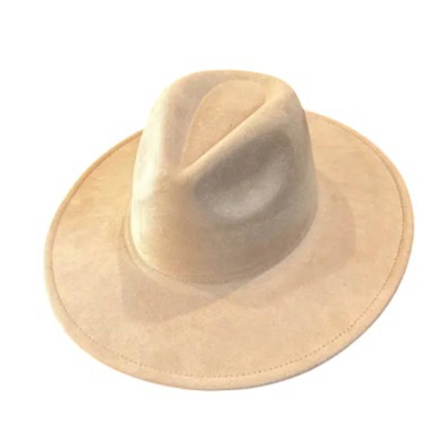 Fashion Classic Wide Brim Suede Panama Hat