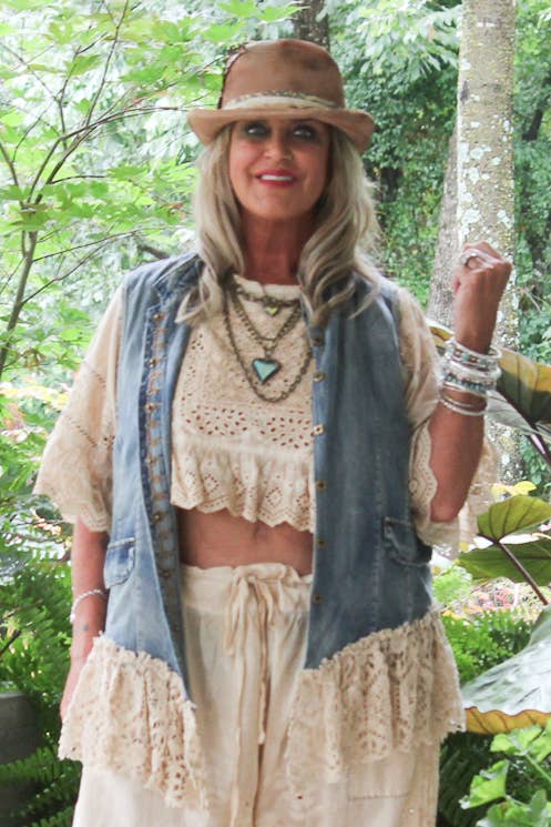 Enchanted Vest Chambray