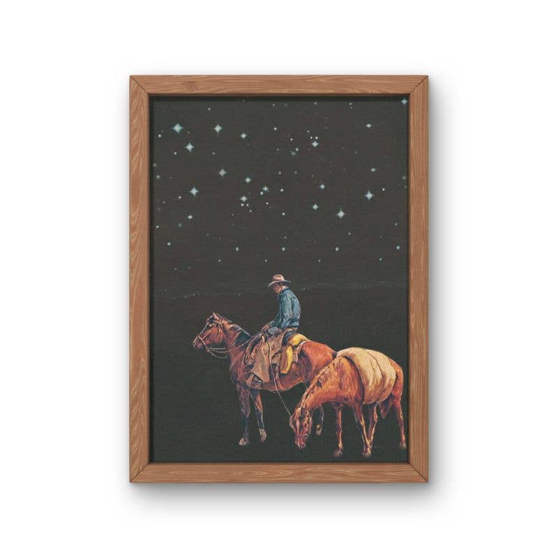 Midnight Cowboy Collage Print