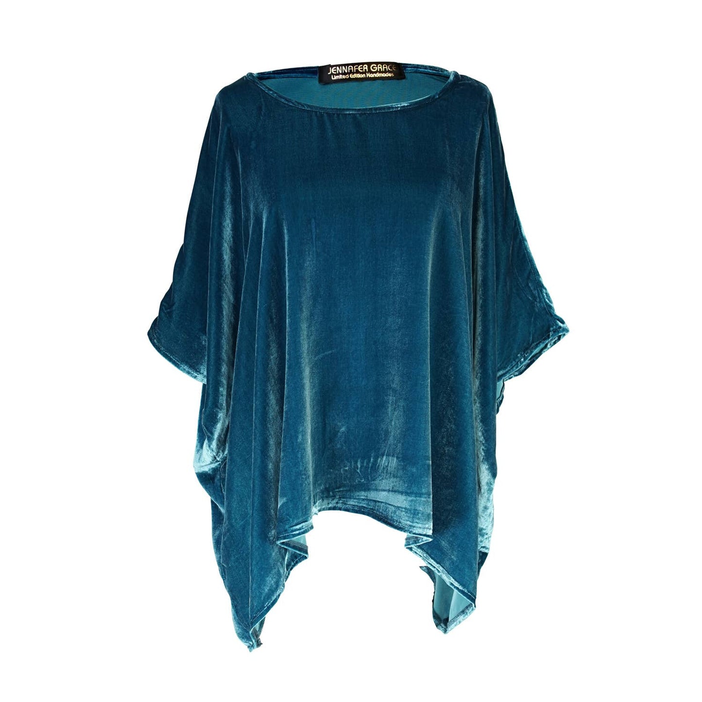 Anne Peacock Silk Velvet Scarf Top