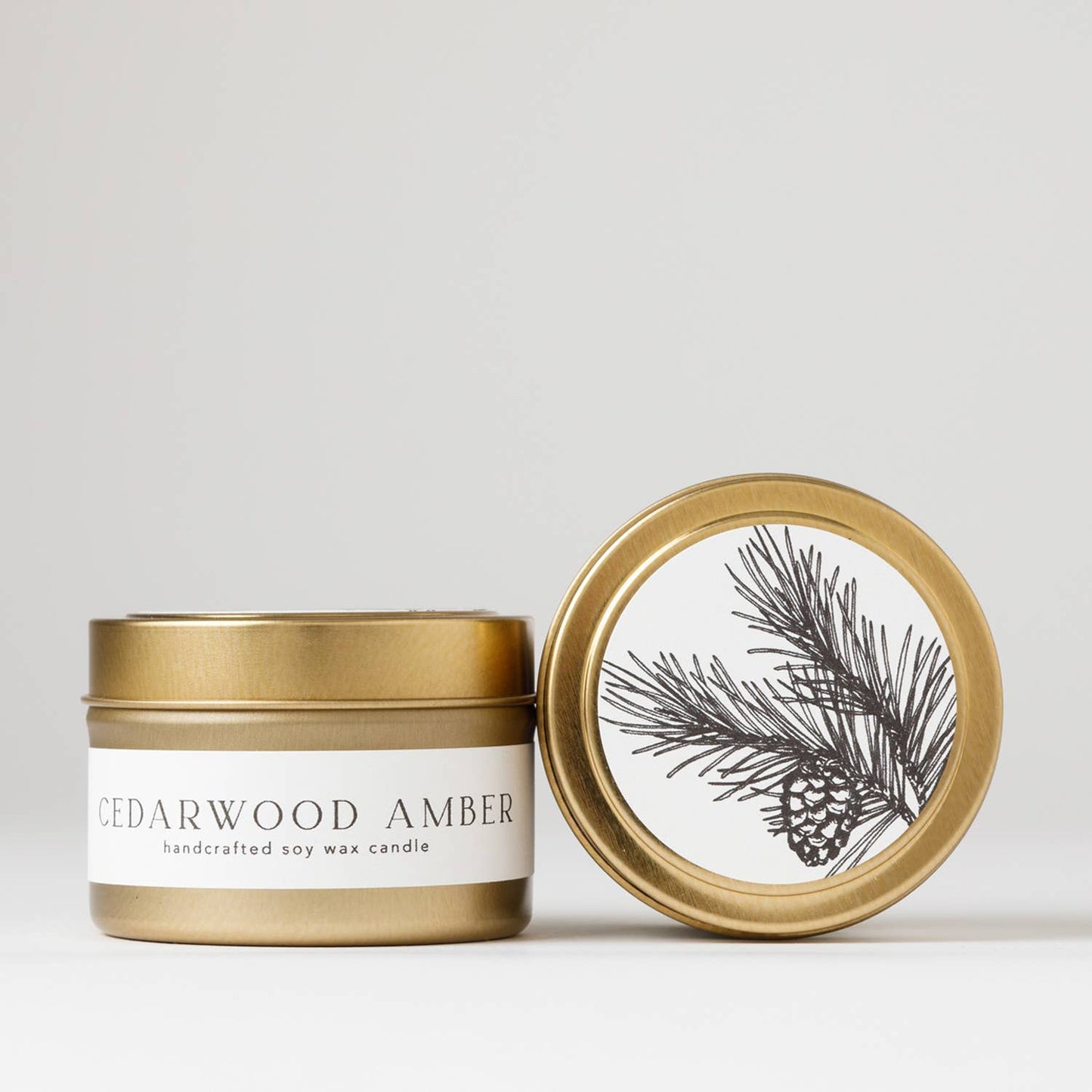 Cedarwood Amber : Jar Soy Candle