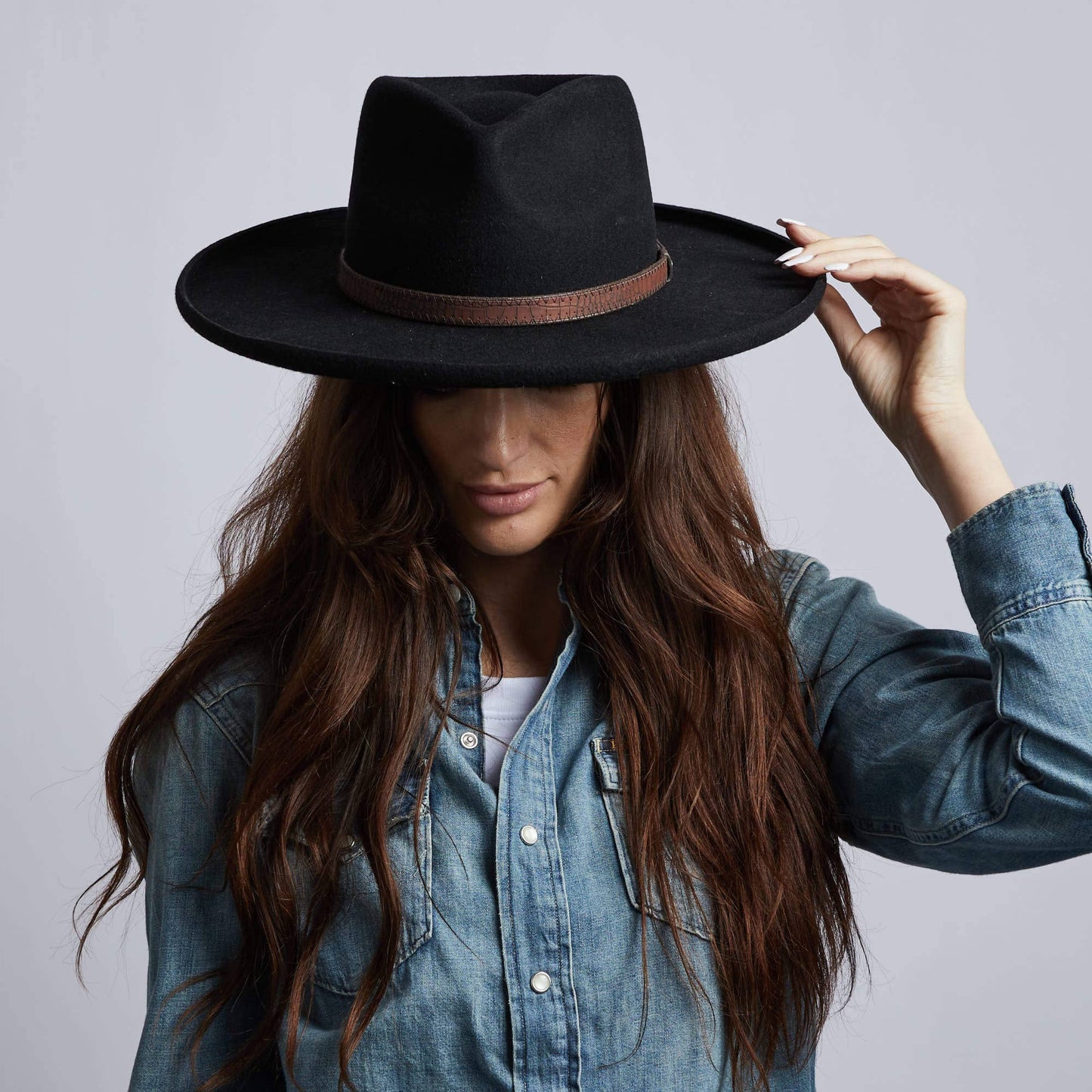 Pencil Rim Wool Felt Fedora Hat - Style Hudson