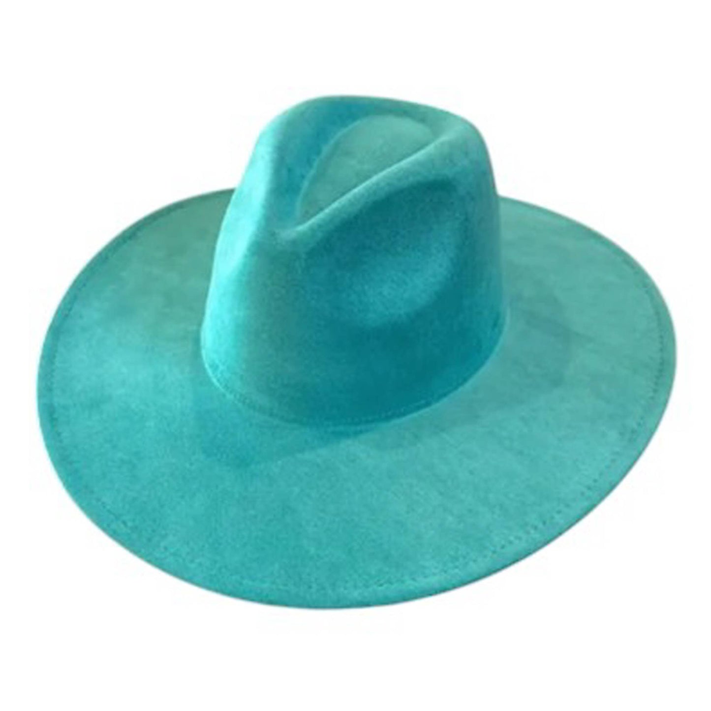 Fashion Classic Wide Brim Suede Panama Hat