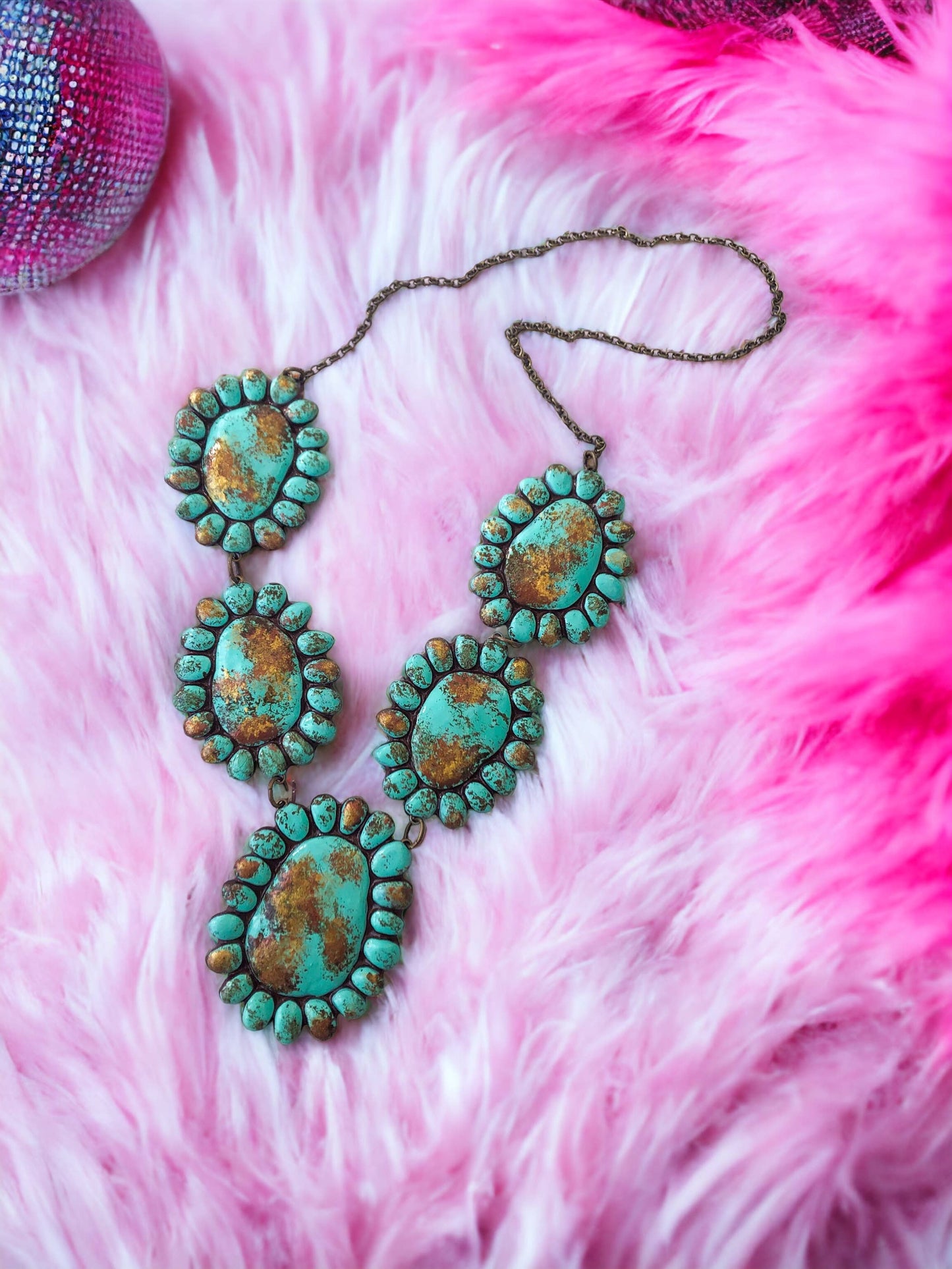 Callie Kingston Necklace- Turquoise Stone