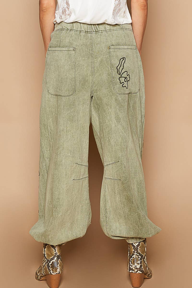 The Twila Floral Embroidered Pants