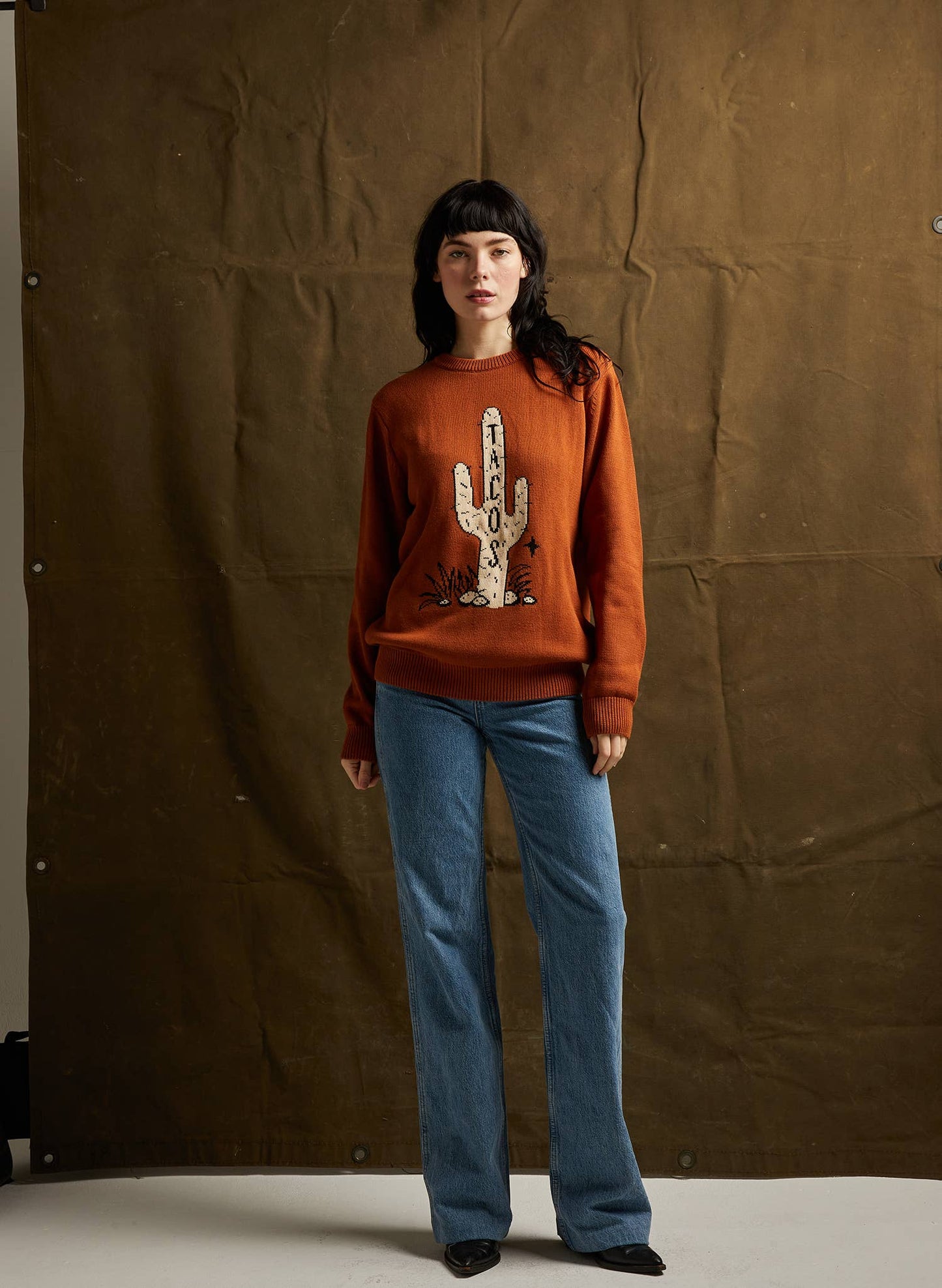 Cactus Tacos Knit Sweater - Unisex
