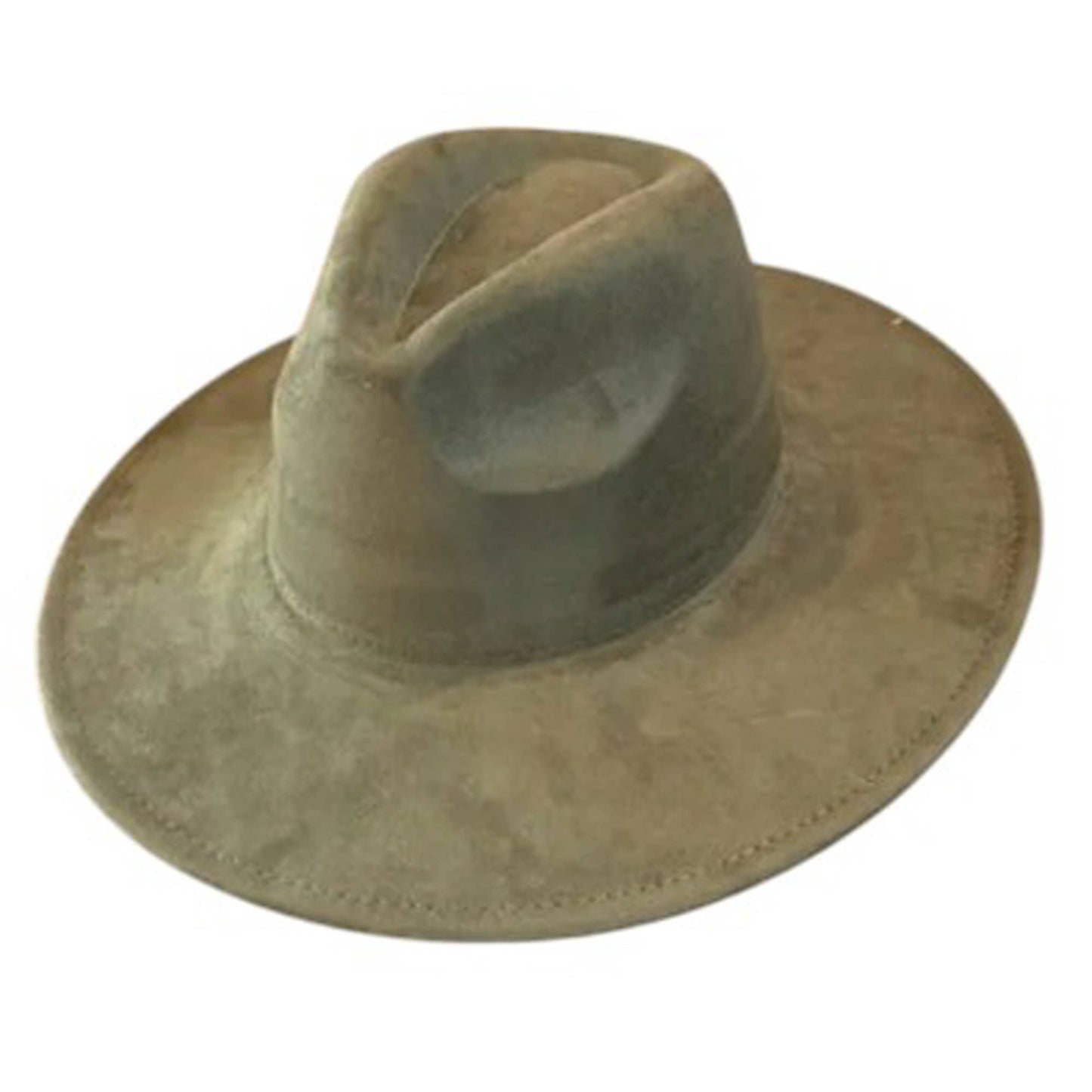 Fashion Classic Wide Brim Suede Panama Hat
