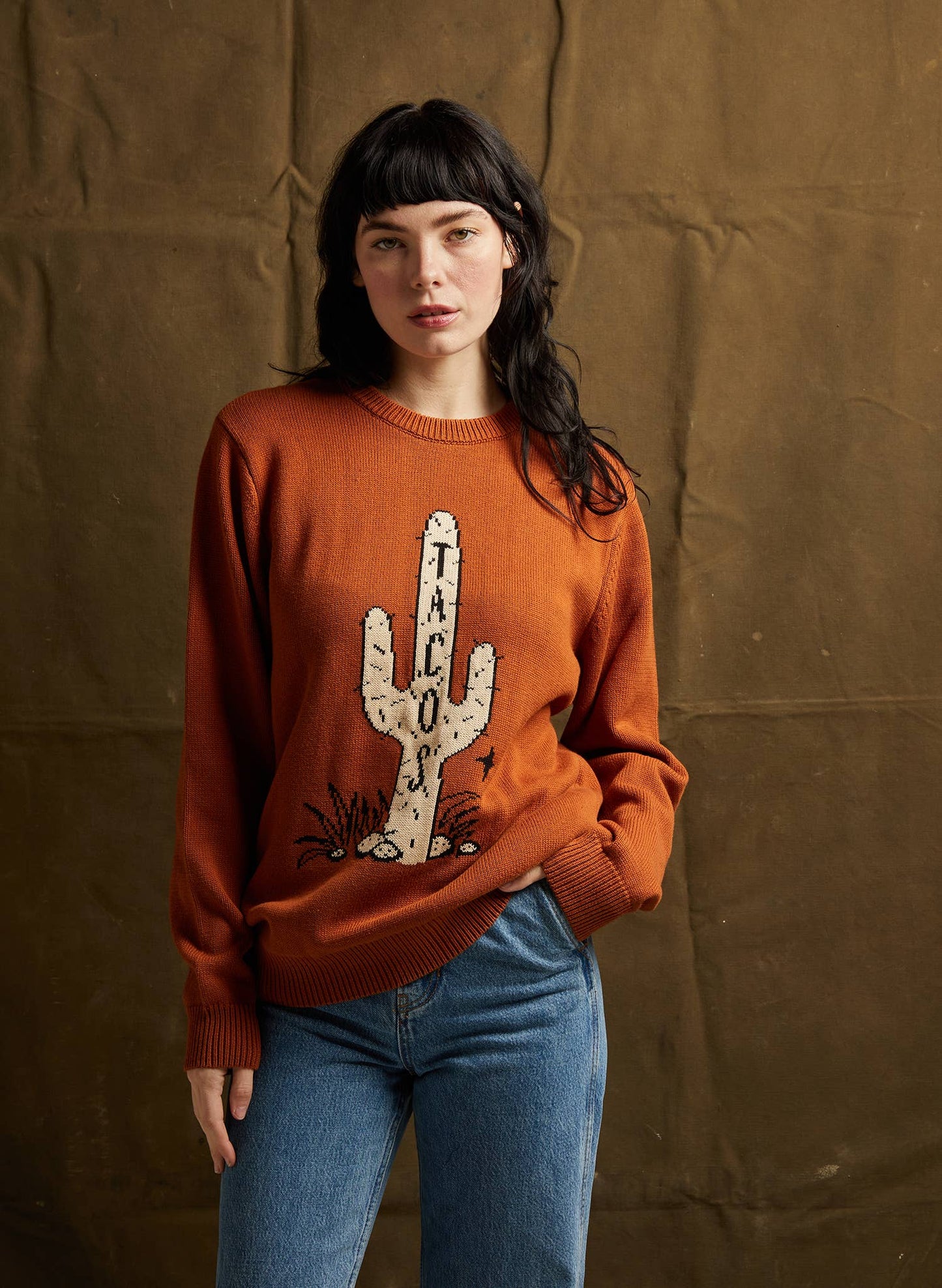 Cactus Tacos Knit Sweater - Unisex