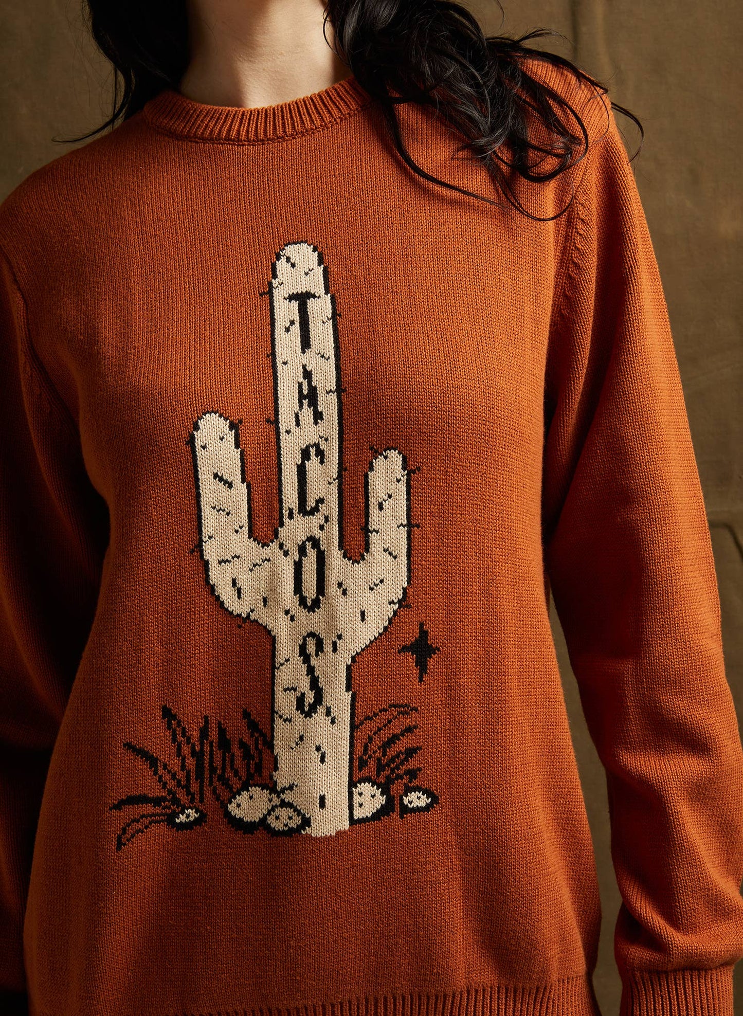 Cactus Tacos Knit Sweater - Unisex