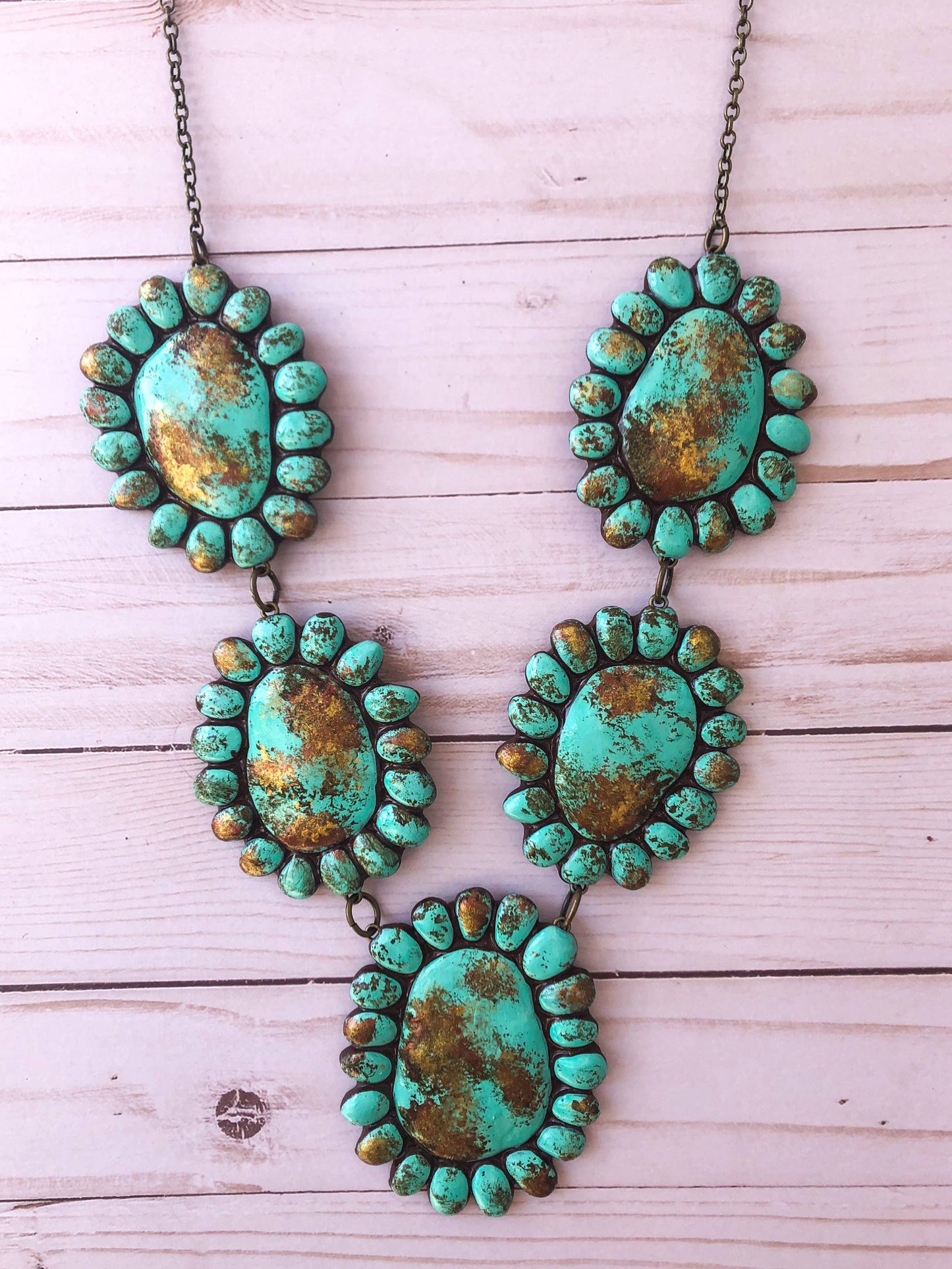Karly Kingston Necklace- Turquoise Stone