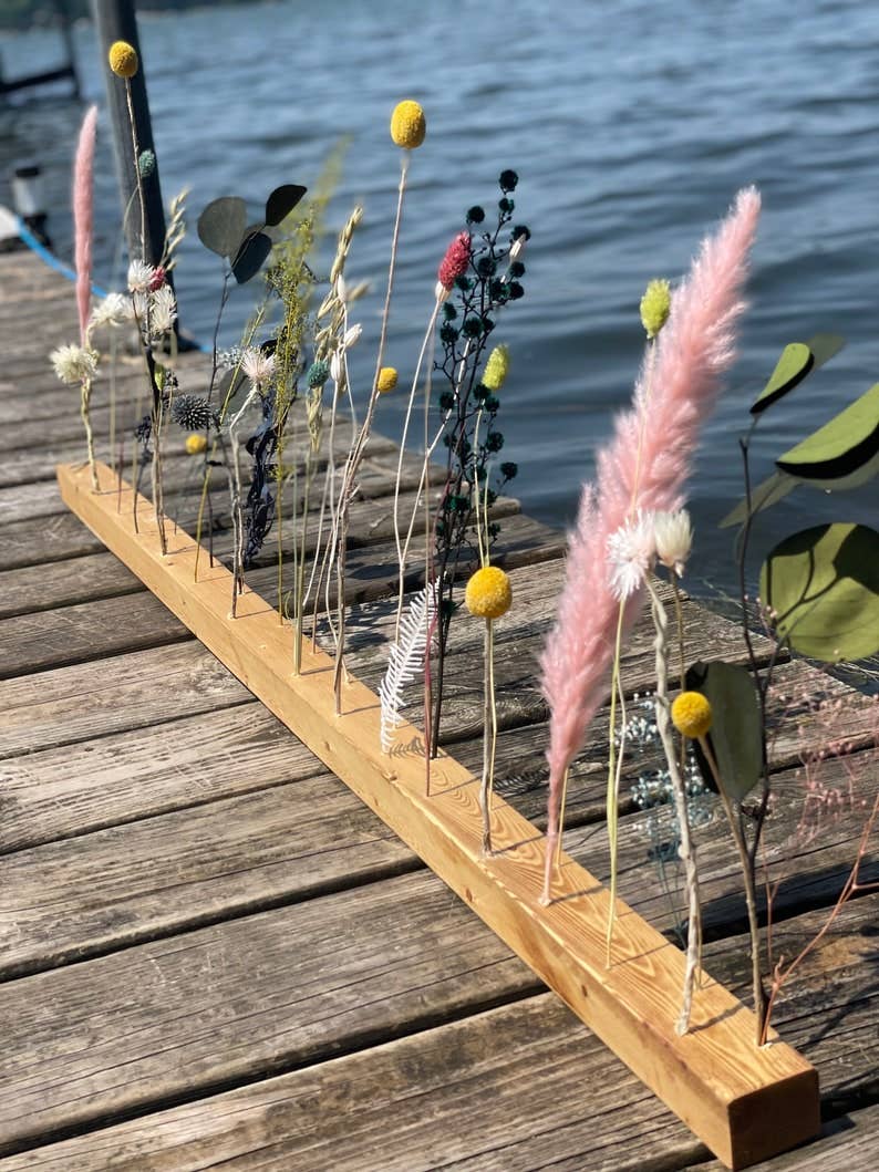 Wooden Flower Bar