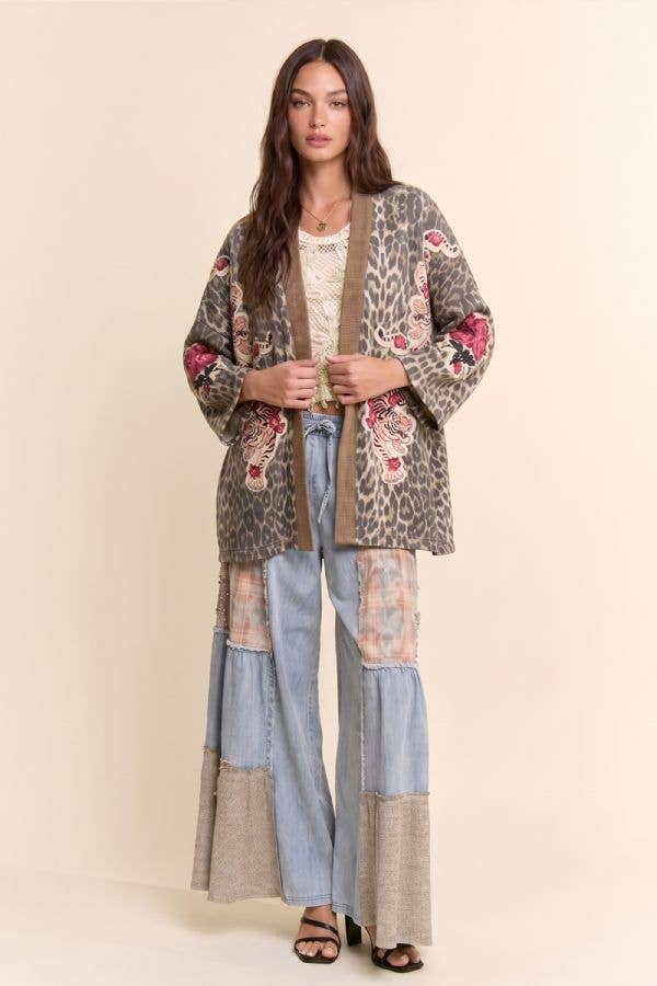 Ella Tiger Kimono Jacket