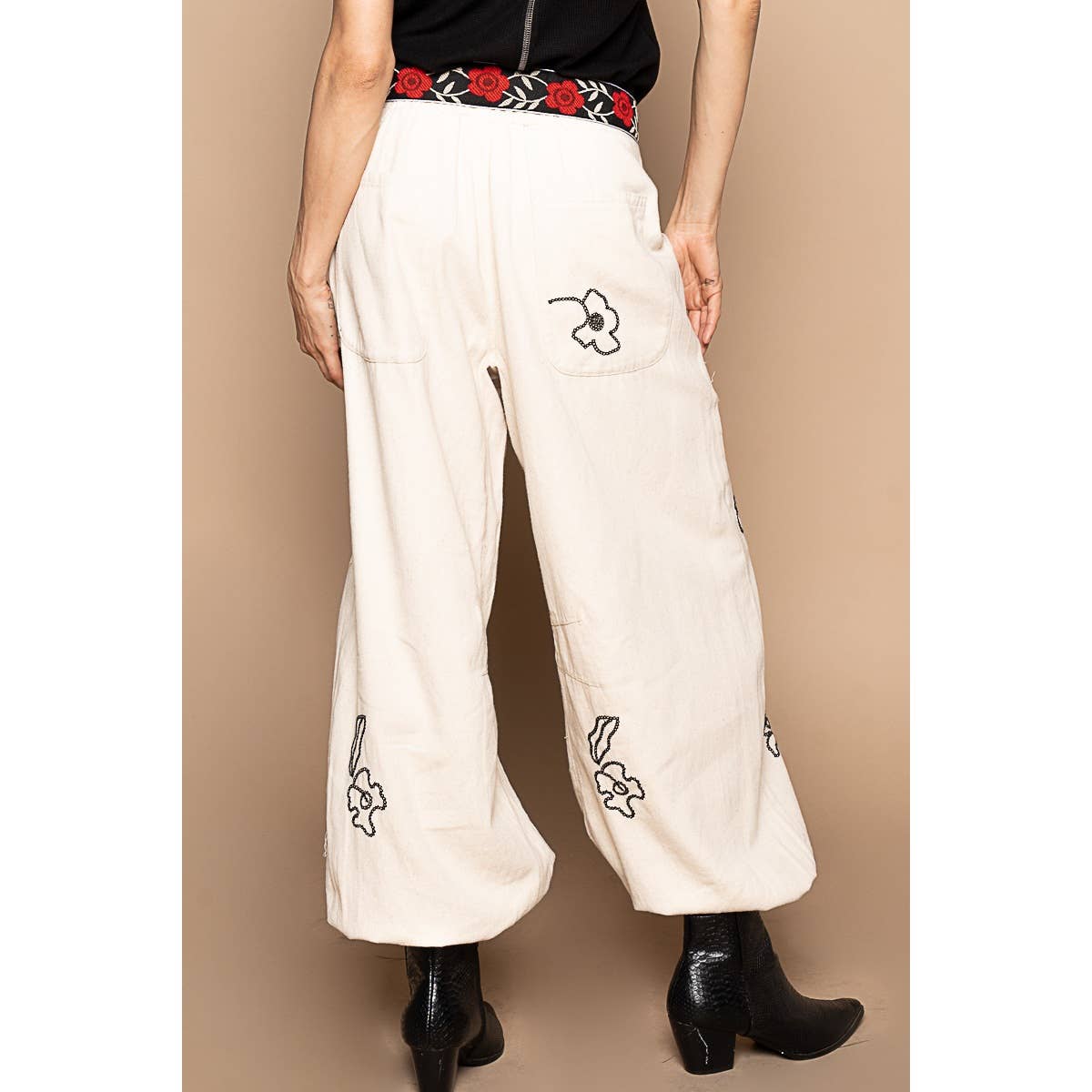 The Twila Floral Embroidered Pants