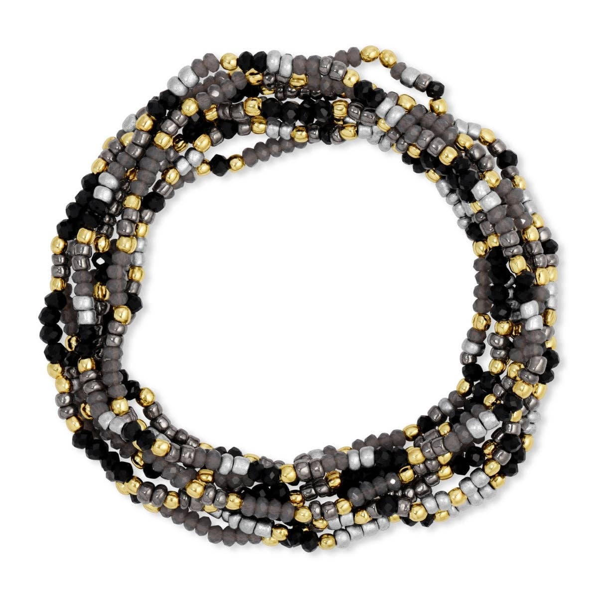 Assorted Winter Wonderland Stretch Seed Bead Bracelets
