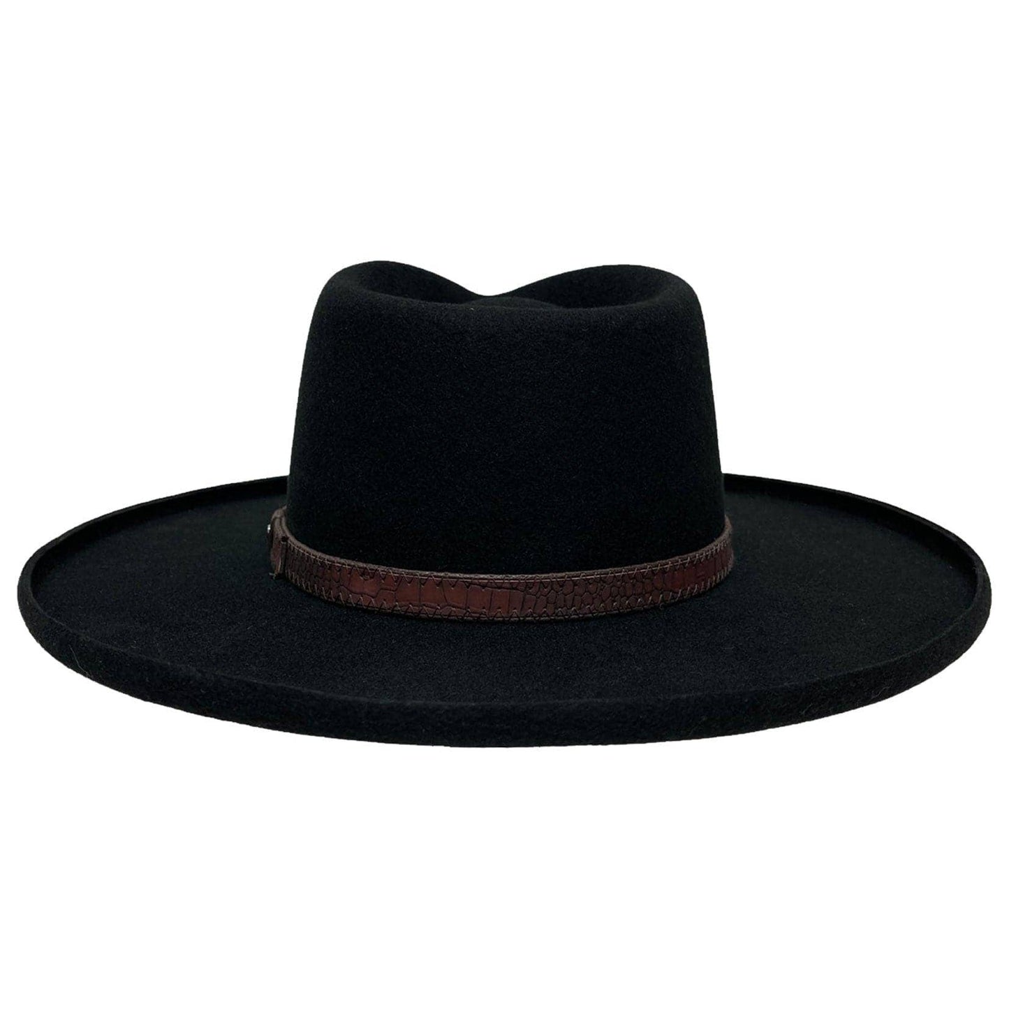 Pencil Rim Wool Felt Fedora Hat - Style Hudson