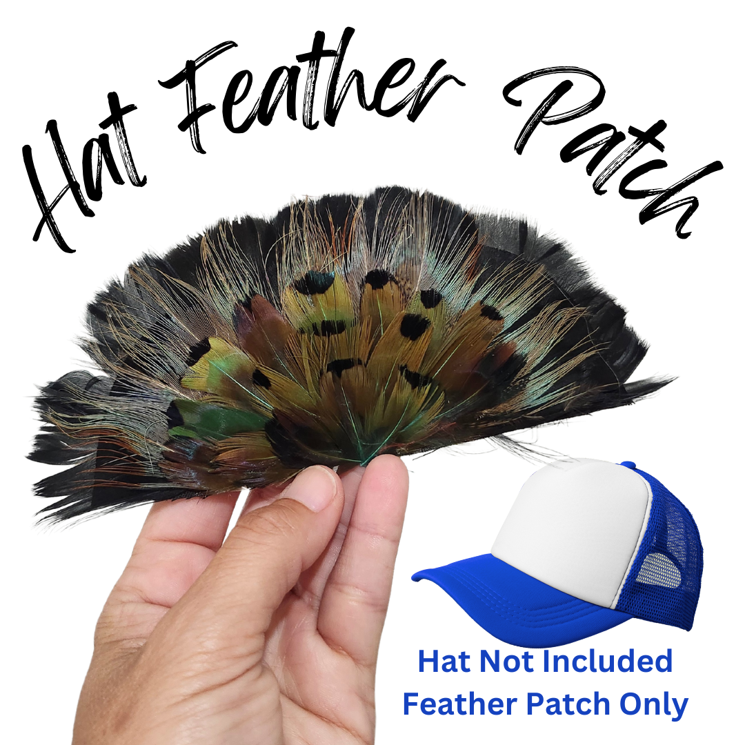 Western Feather Fans for Trucker Hats Hat Bar Supplies (Copy)