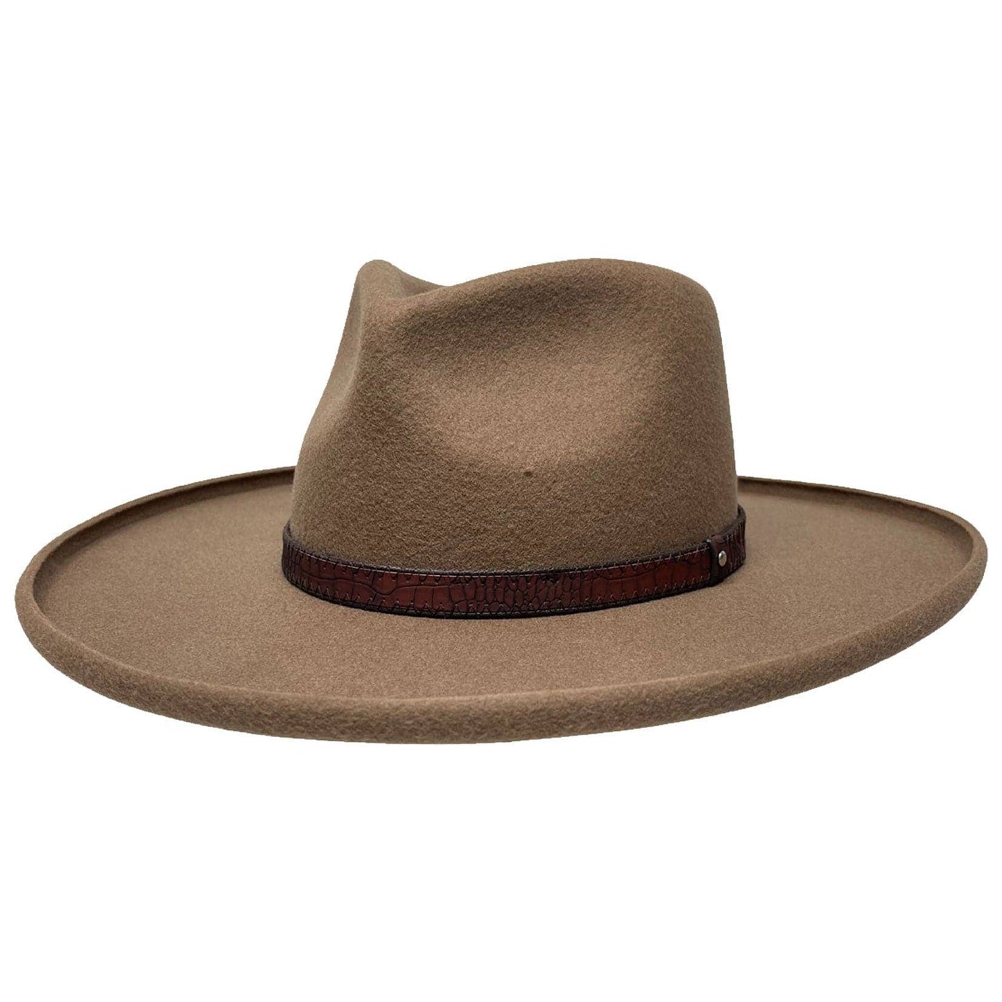 Pencil Rim Wool Felt Fedora Hat - Style Hudson