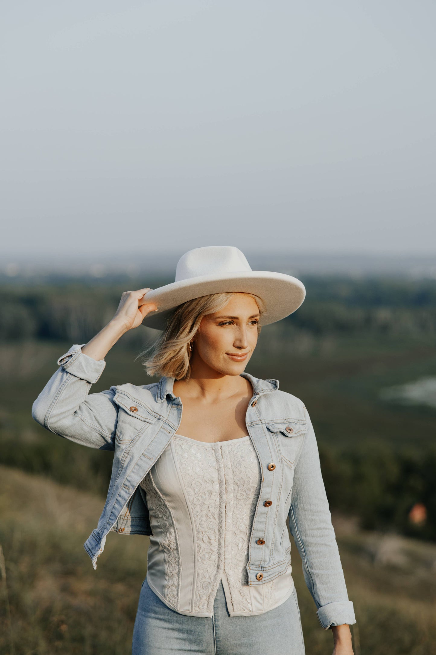 Pencil Rim Wool Felt Fedora Hat - Style Hudson