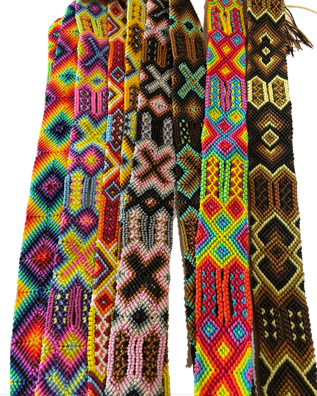 Wide Mexican braided hat band