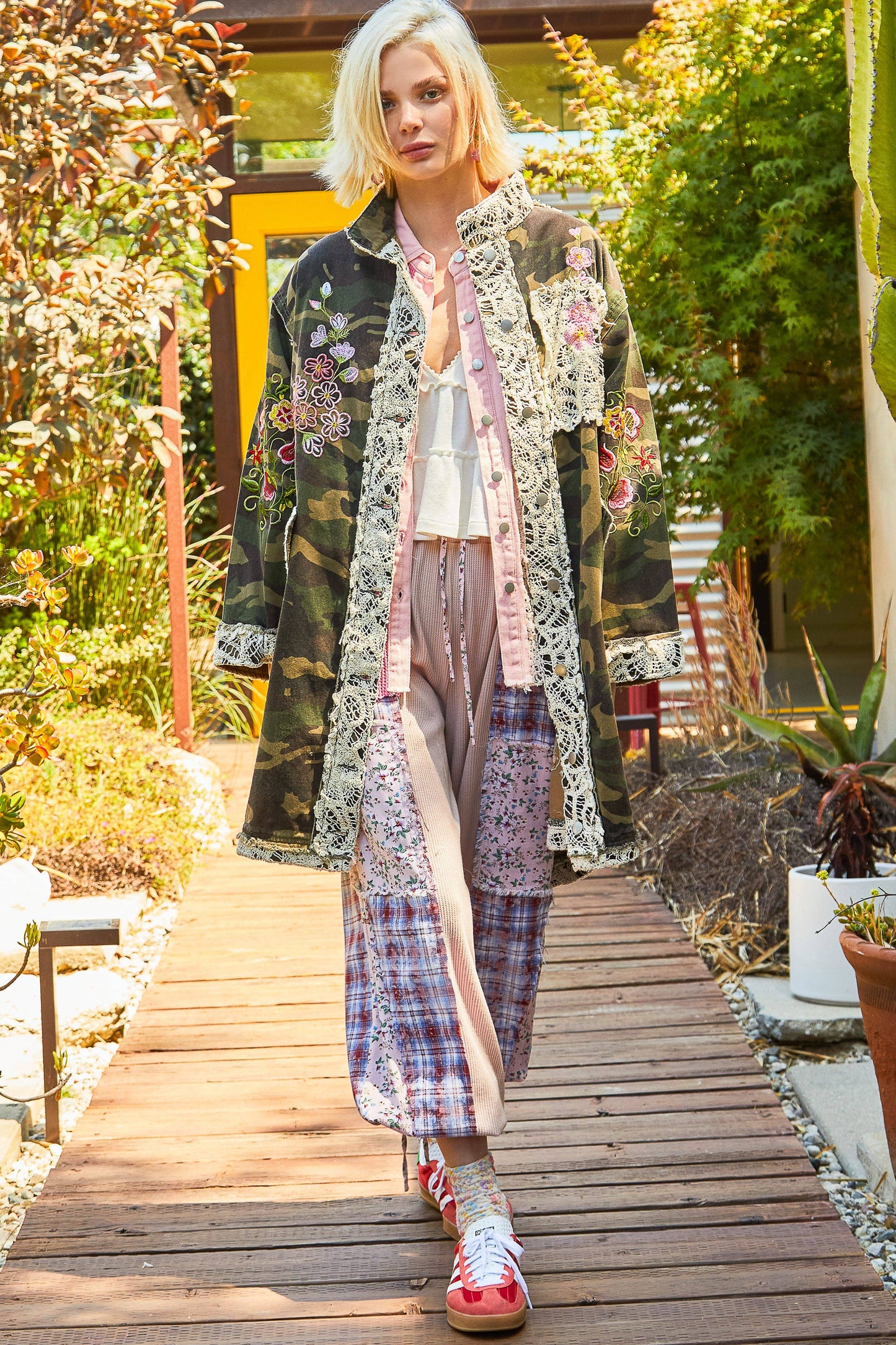 Oversized camo jacket