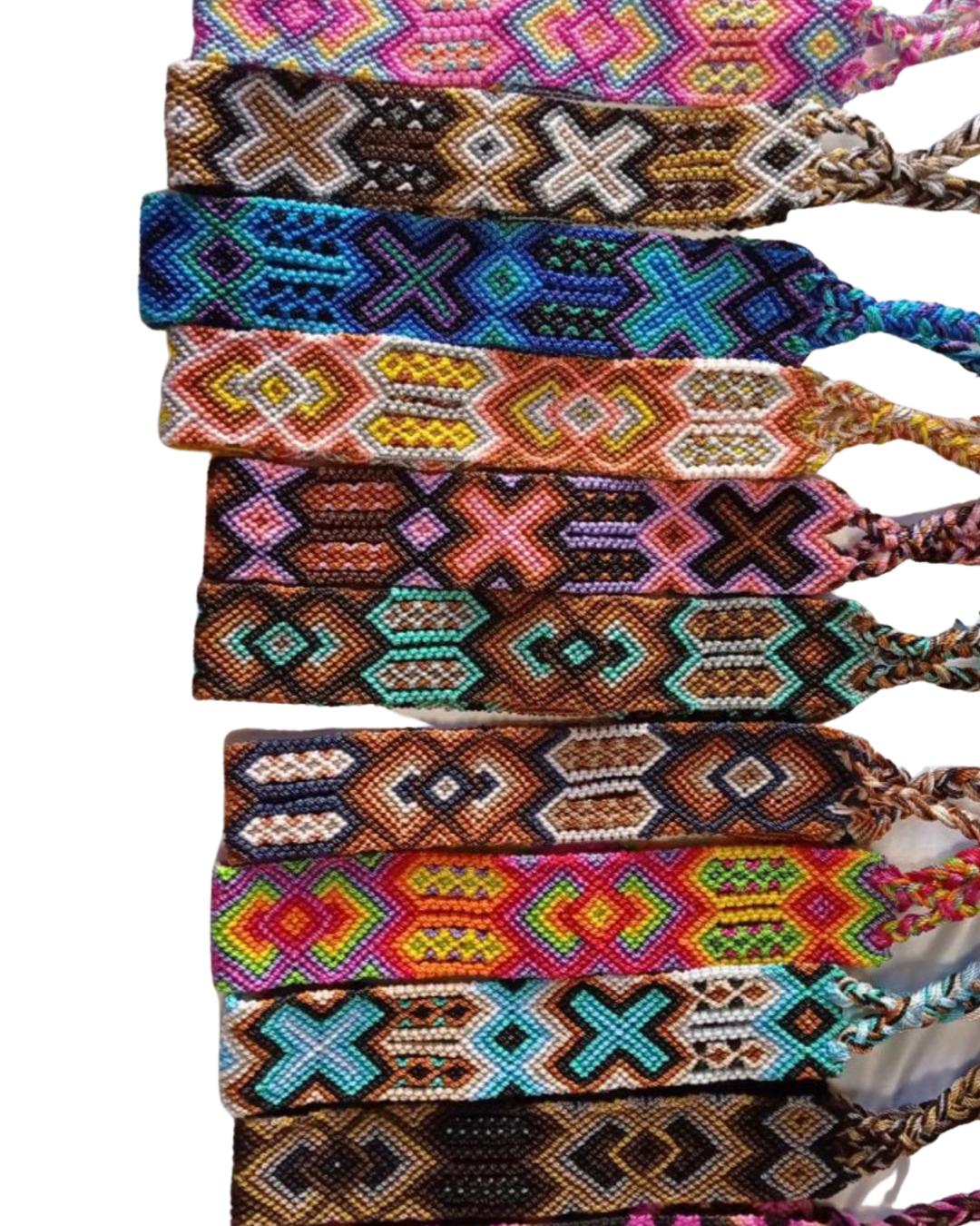 Wide Mexican braided hat band