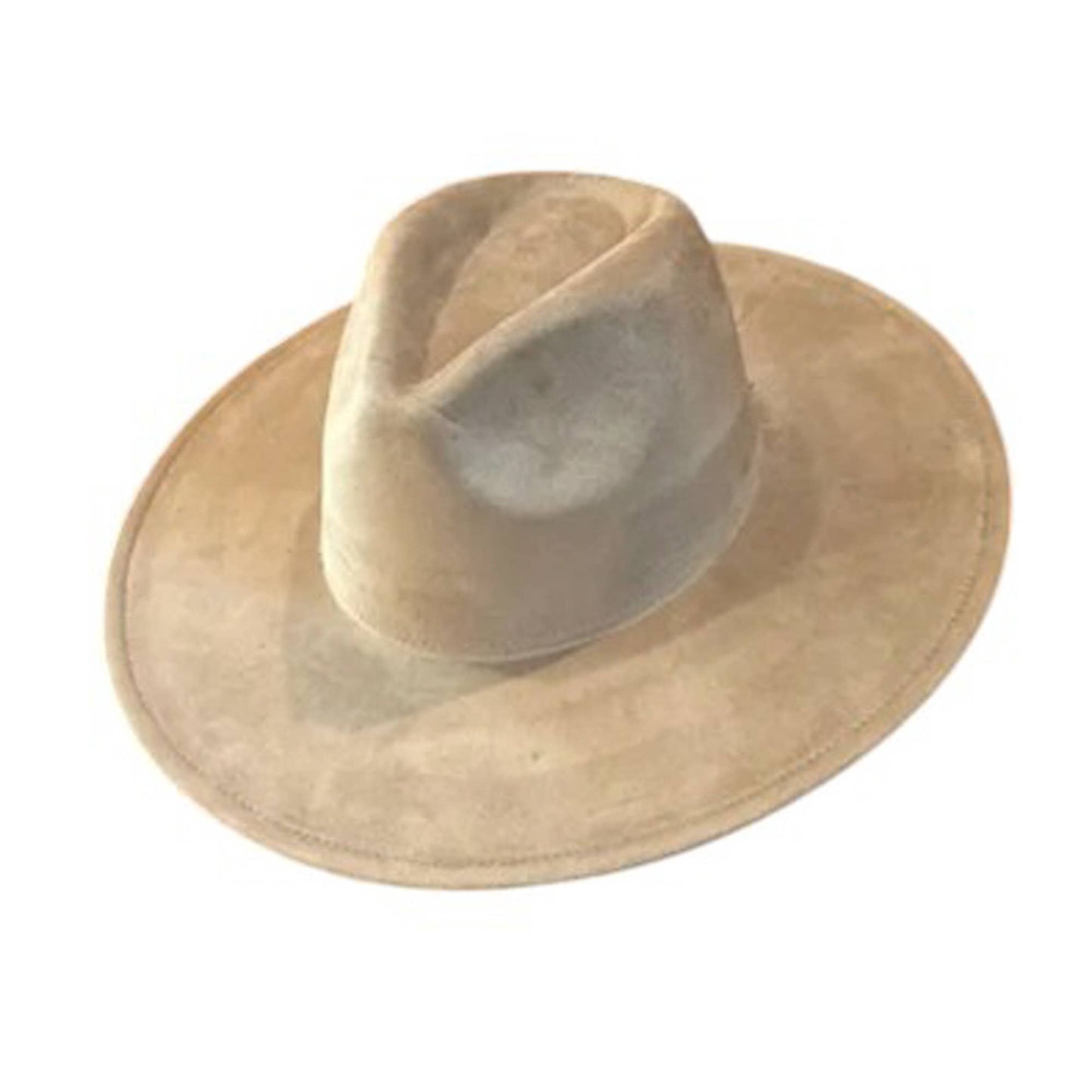Fashion Classic Wide Brim Suede Panama Hat