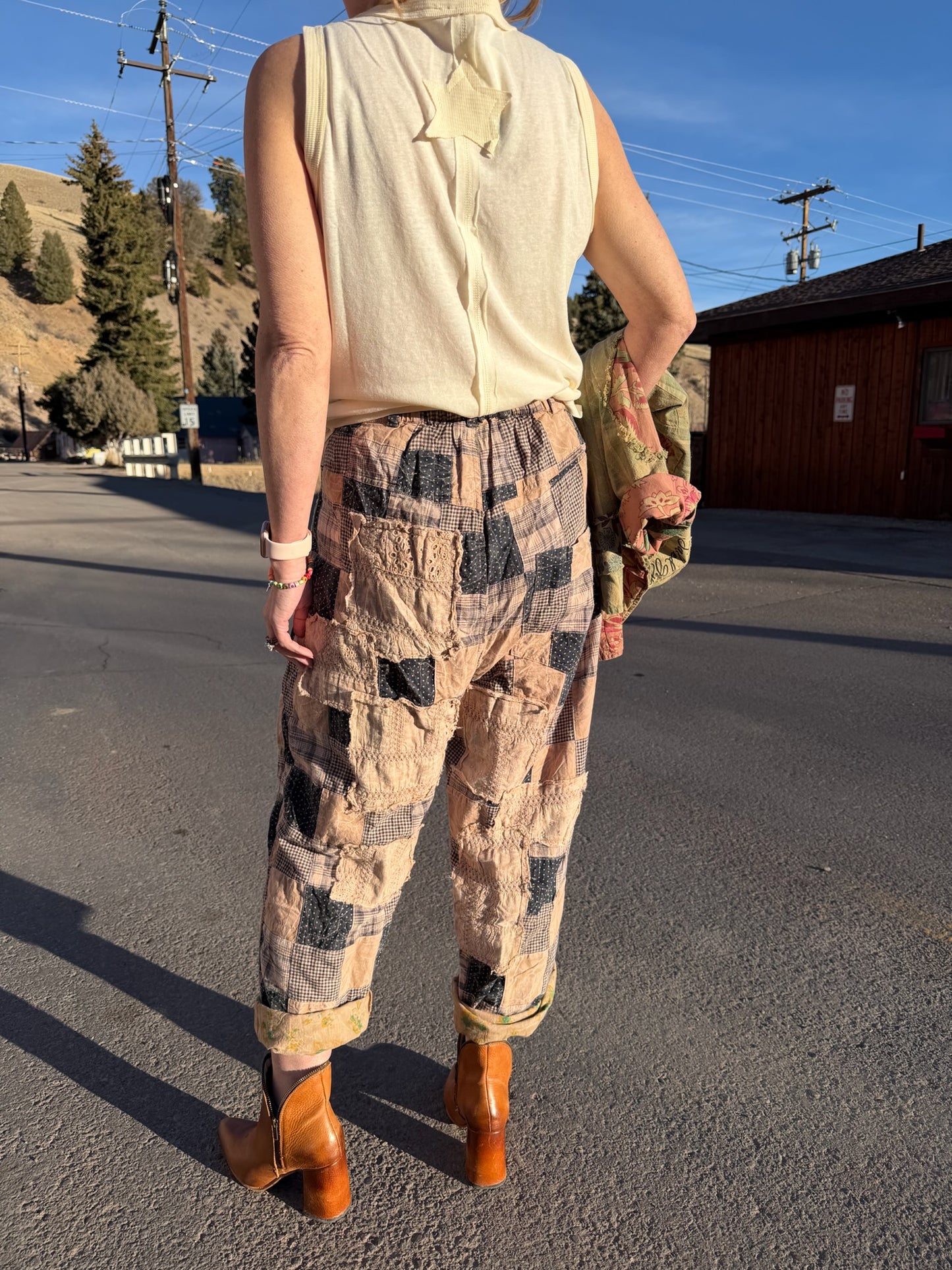 Traveling On Pants - Midnight Patch