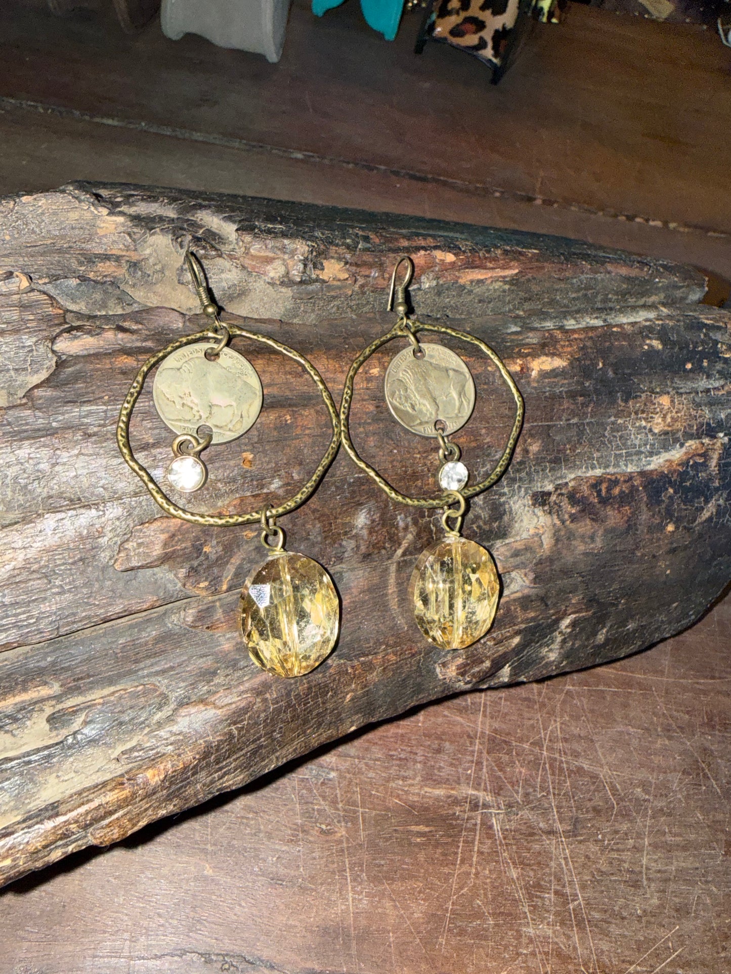 Trea Nickel Earrings