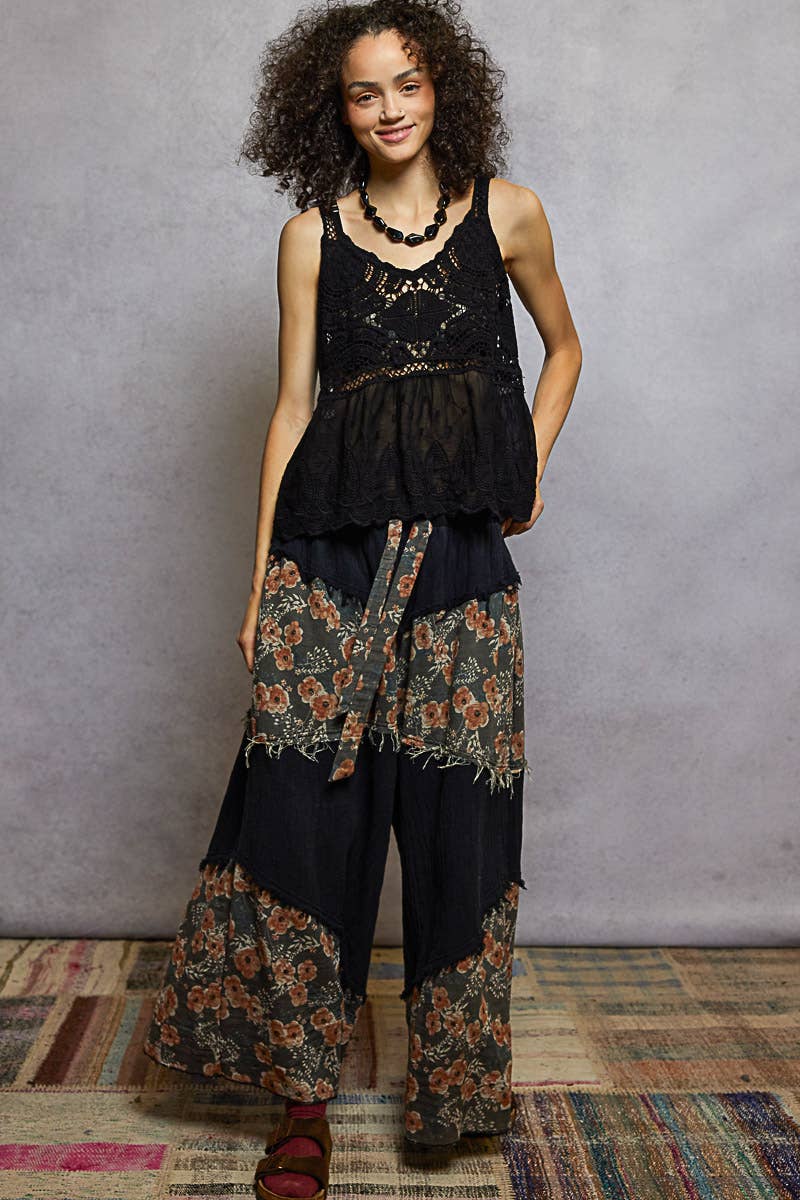 crochet woven tank