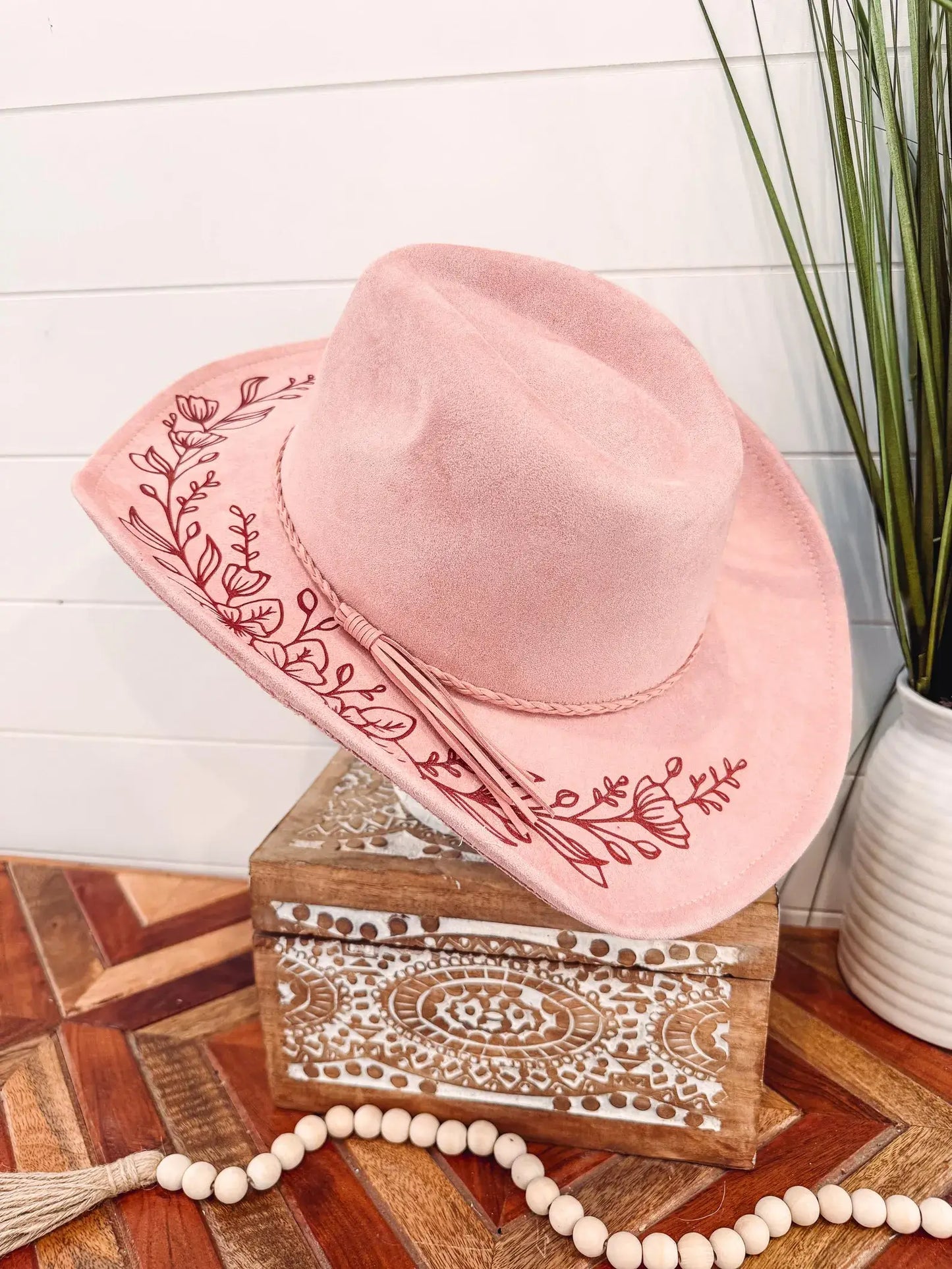 Half side flower Hat