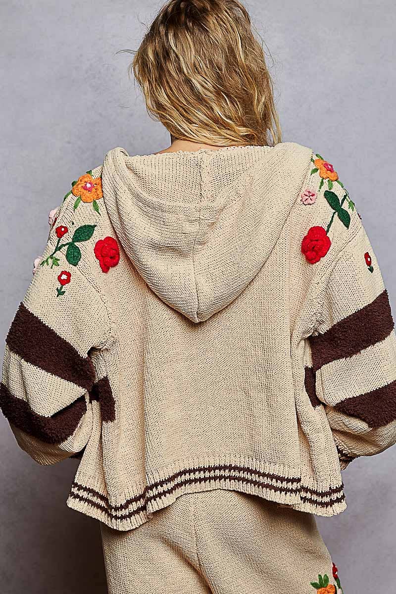 The Marven Zip-Up Sweater Top