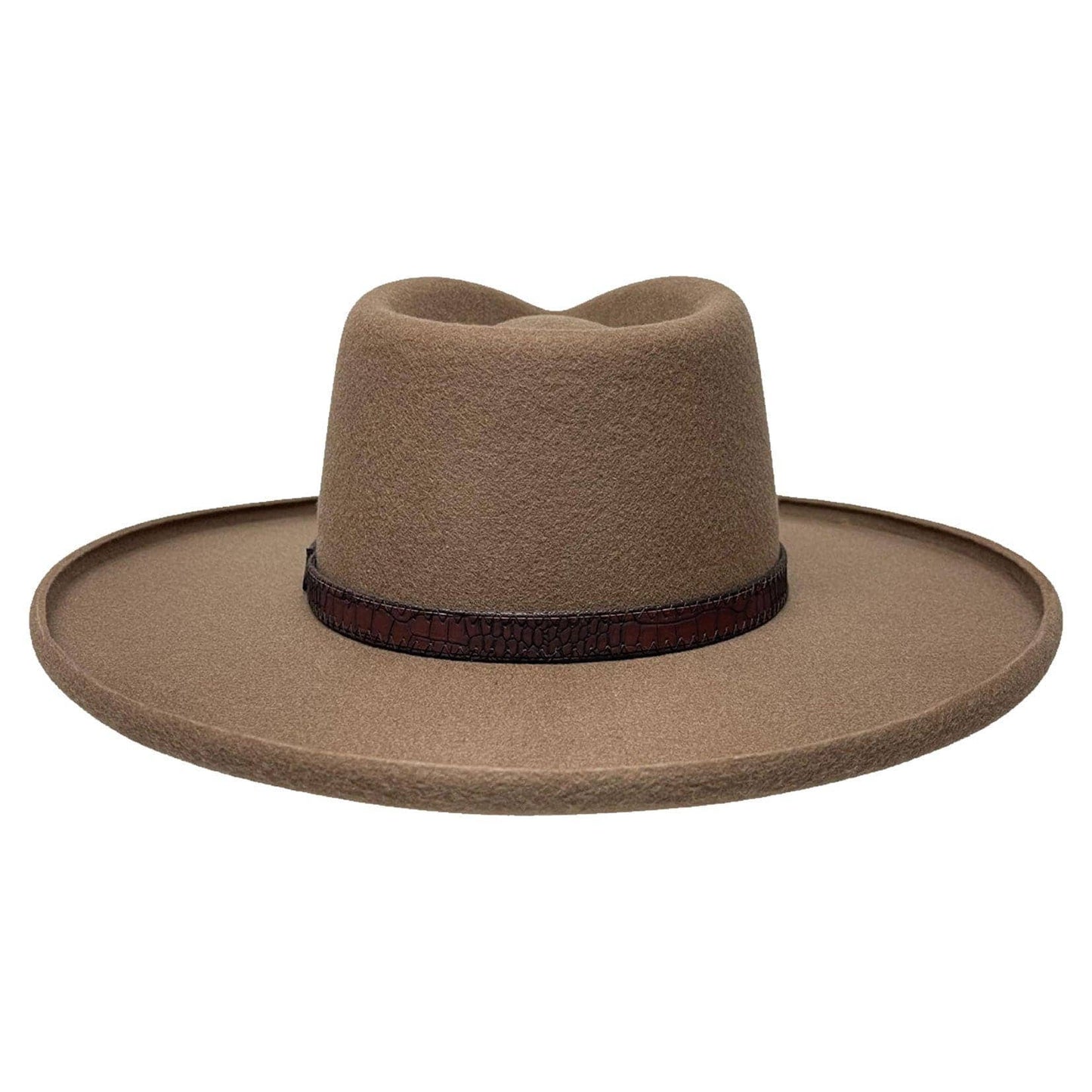 Pencil Rim Wool Felt Fedora Hat - Style Hudson