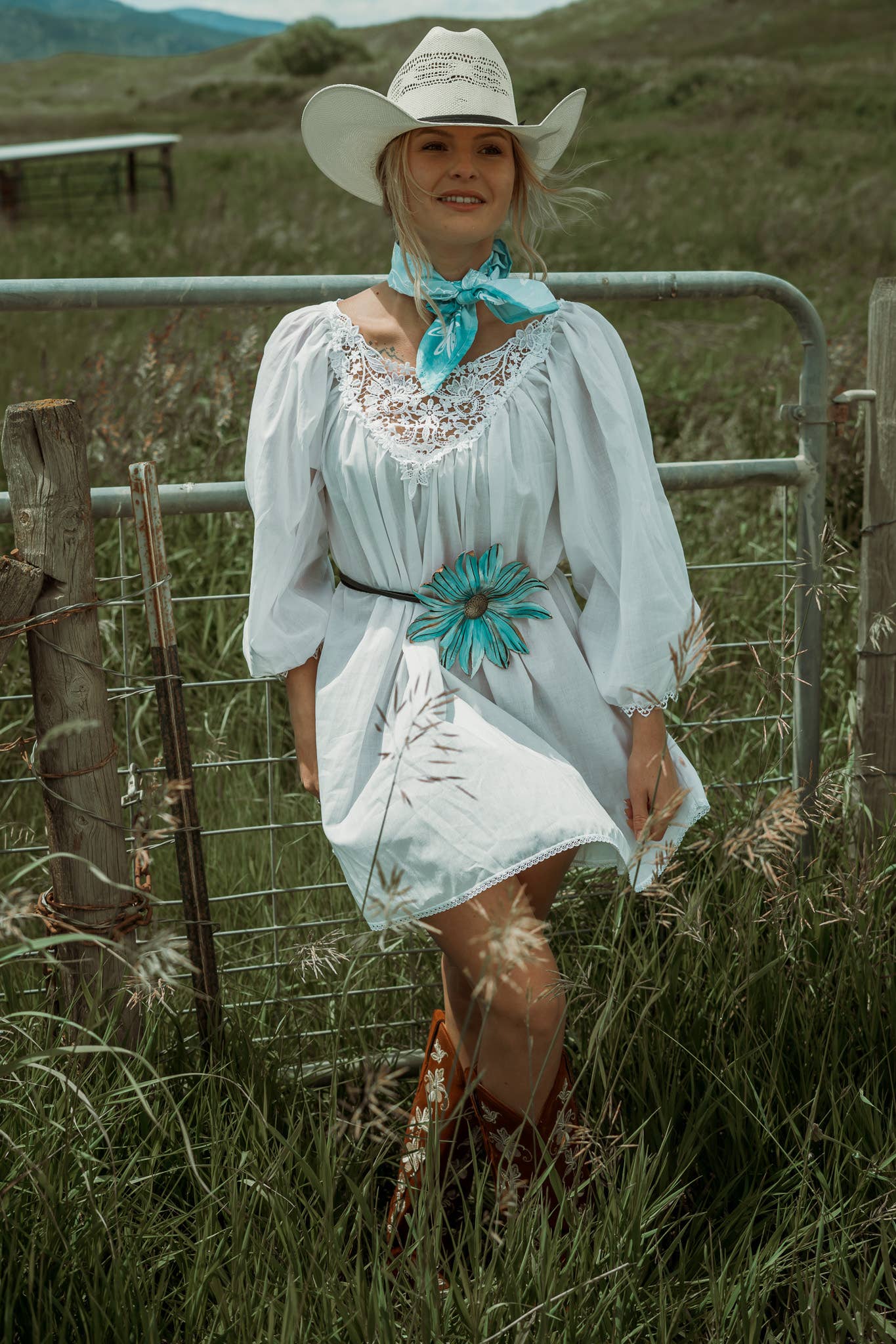 Bangora Straw Western Cowboy Hat - Style Bozeman