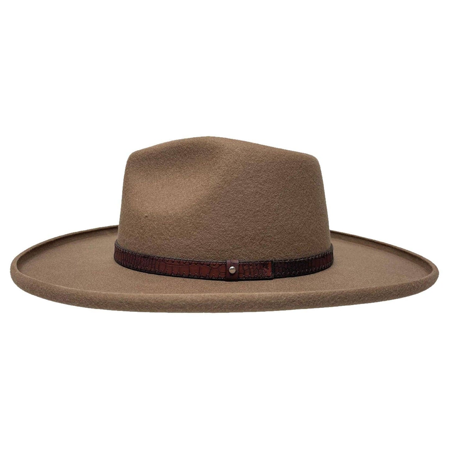 Pencil Rim Wool Felt Fedora Hat - Style Hudson