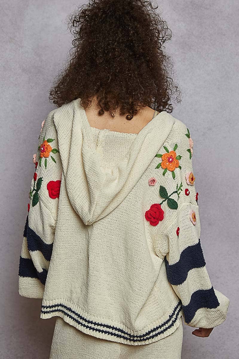 The Marven Zip-Up Sweater Top