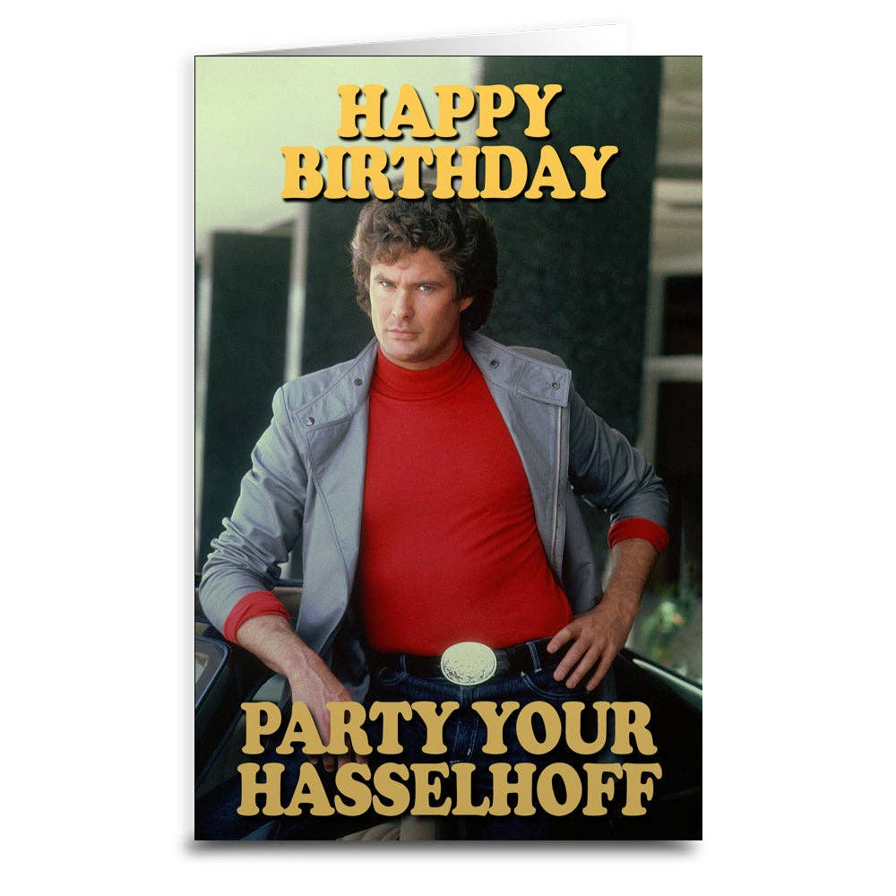 David Hasselhoff Card