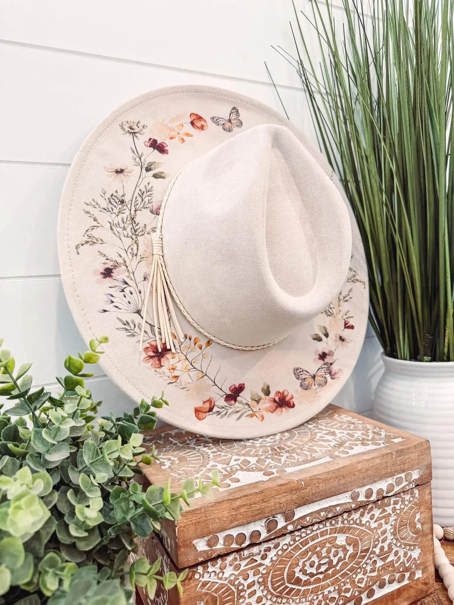 Upper floral Hat
