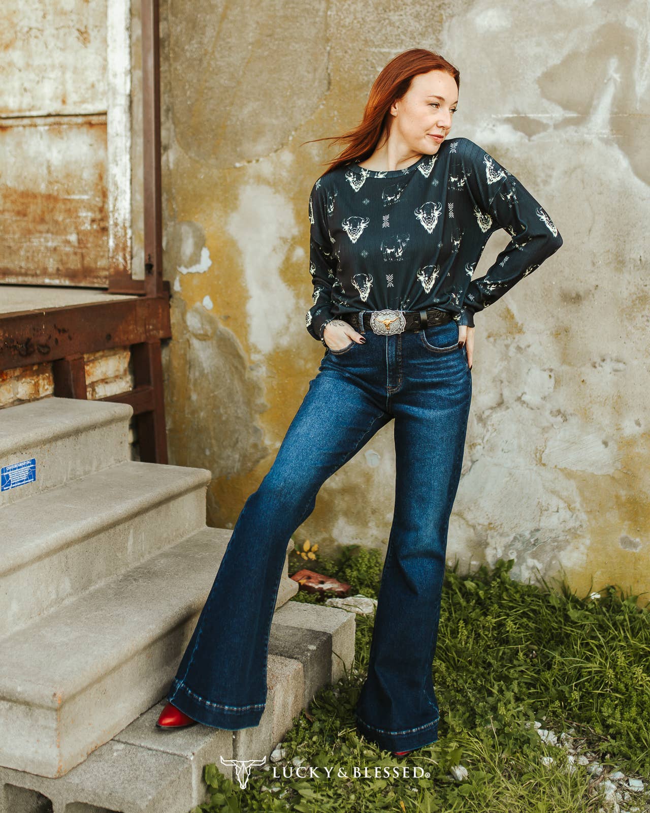 DD Dark High Rise Trouser Jean