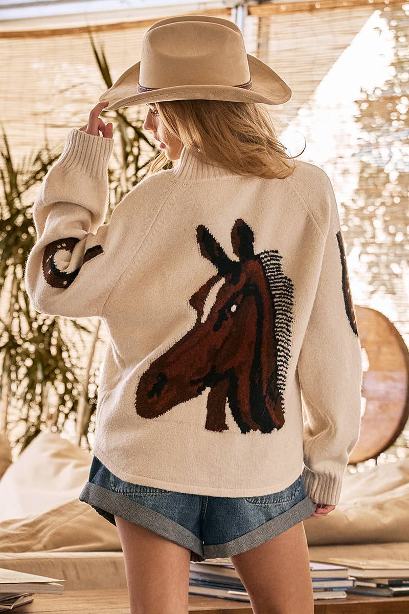 Horse Shoe Cardigan