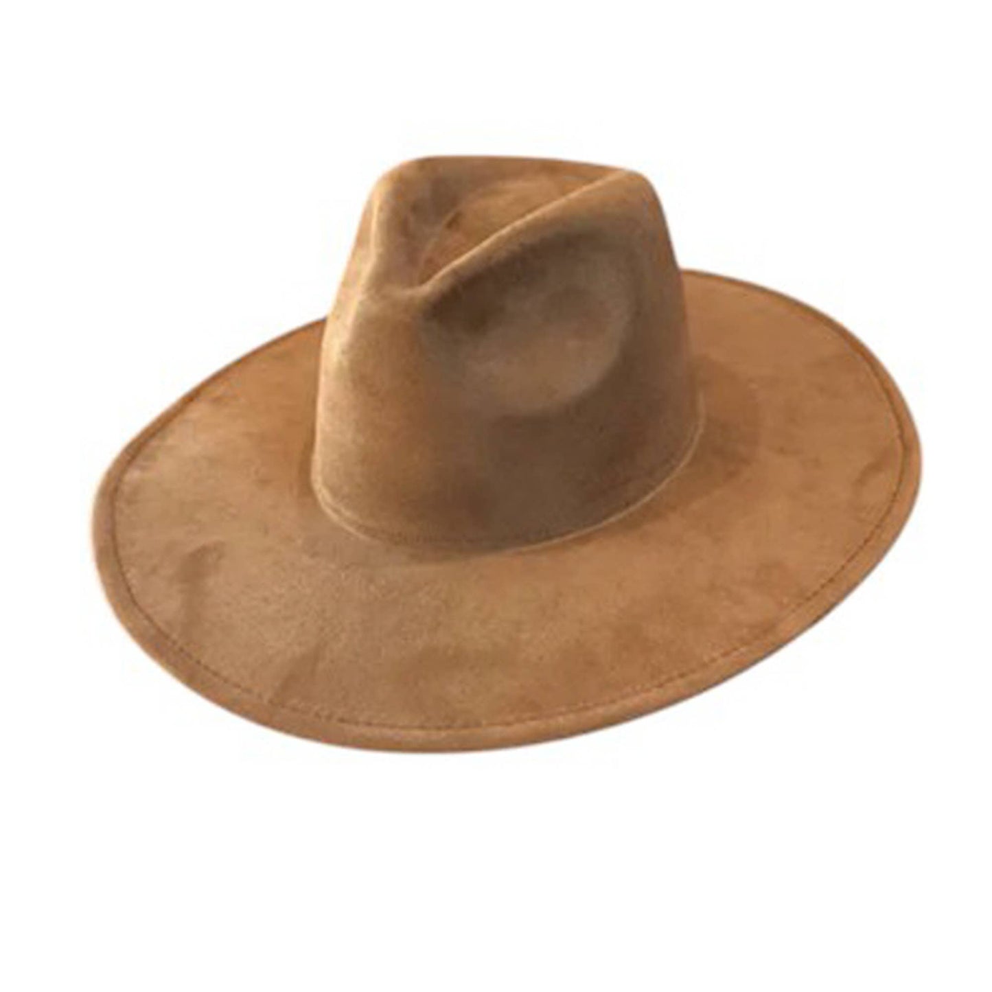 Fashion Classic Wide Brim Suede Panama Hat