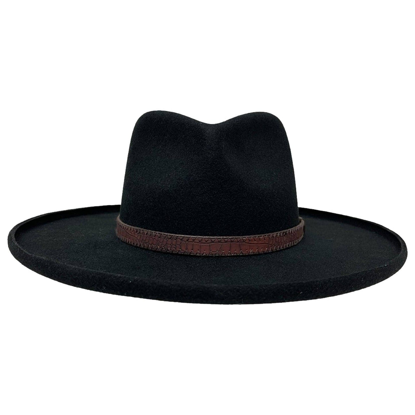 Pencil Rim Wool Felt Fedora Hat - Style Hudson