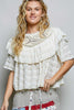 Katy Ruffle Top