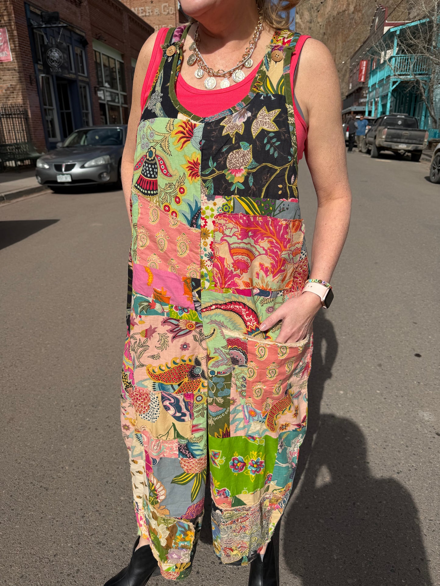 Patchwork Gardens Overalls