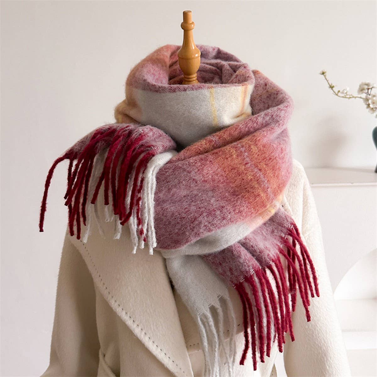 Soft Tassel Scarf