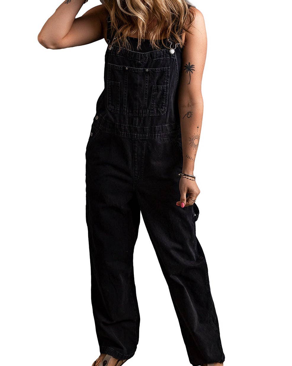 Snoozer Denim Multi Pocket Overalls