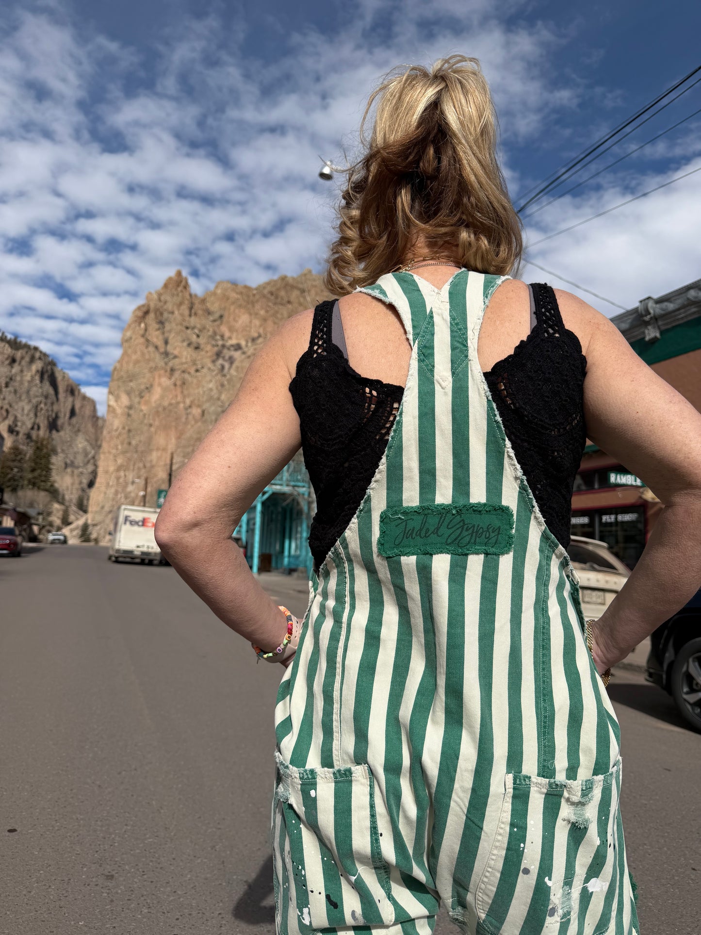 Endless Travels Overalls - Vintage Emerald