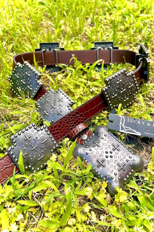 GatorLeatherConcho Belt
