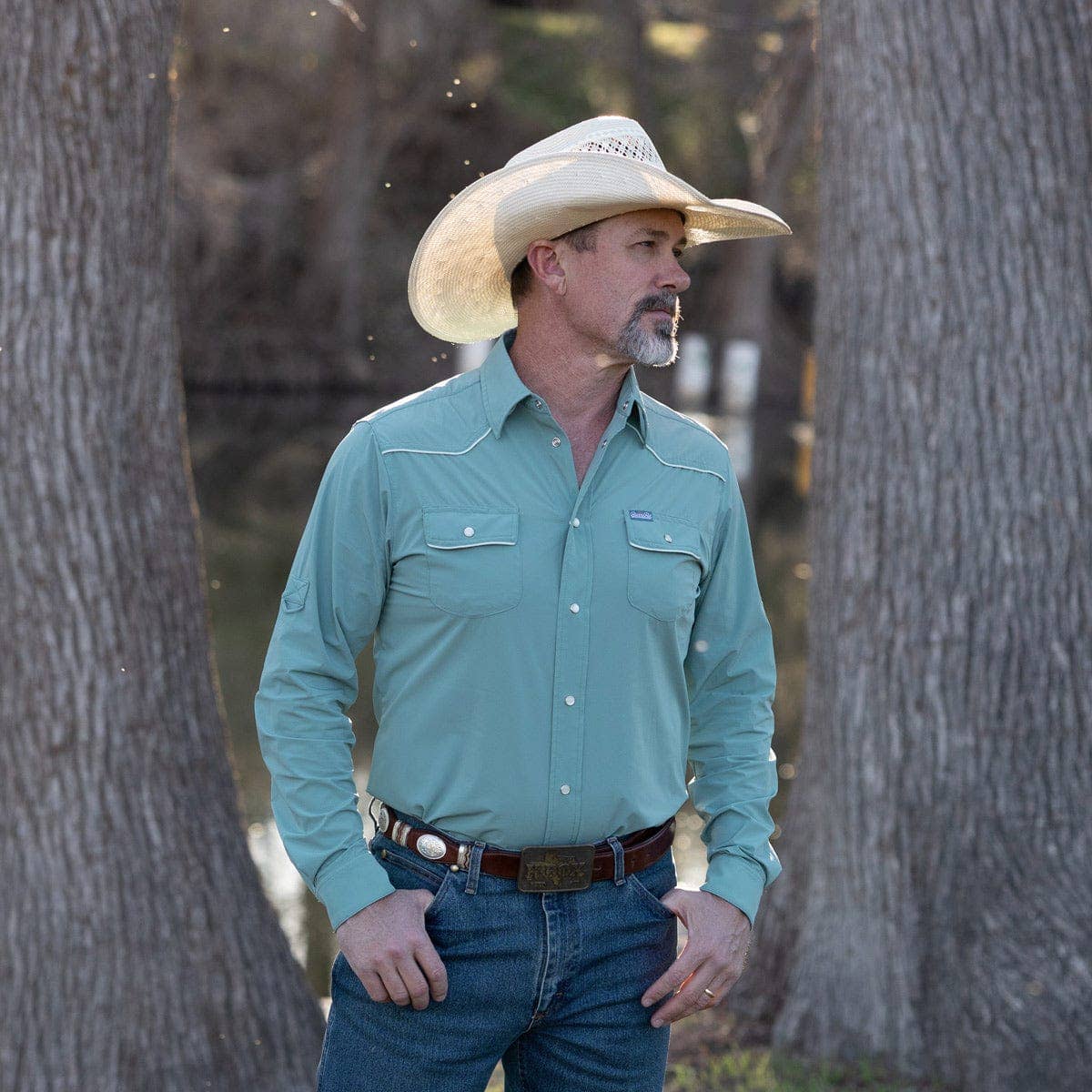 RIO Lightweight Pearl Snap Shirts (Long Sleeve)