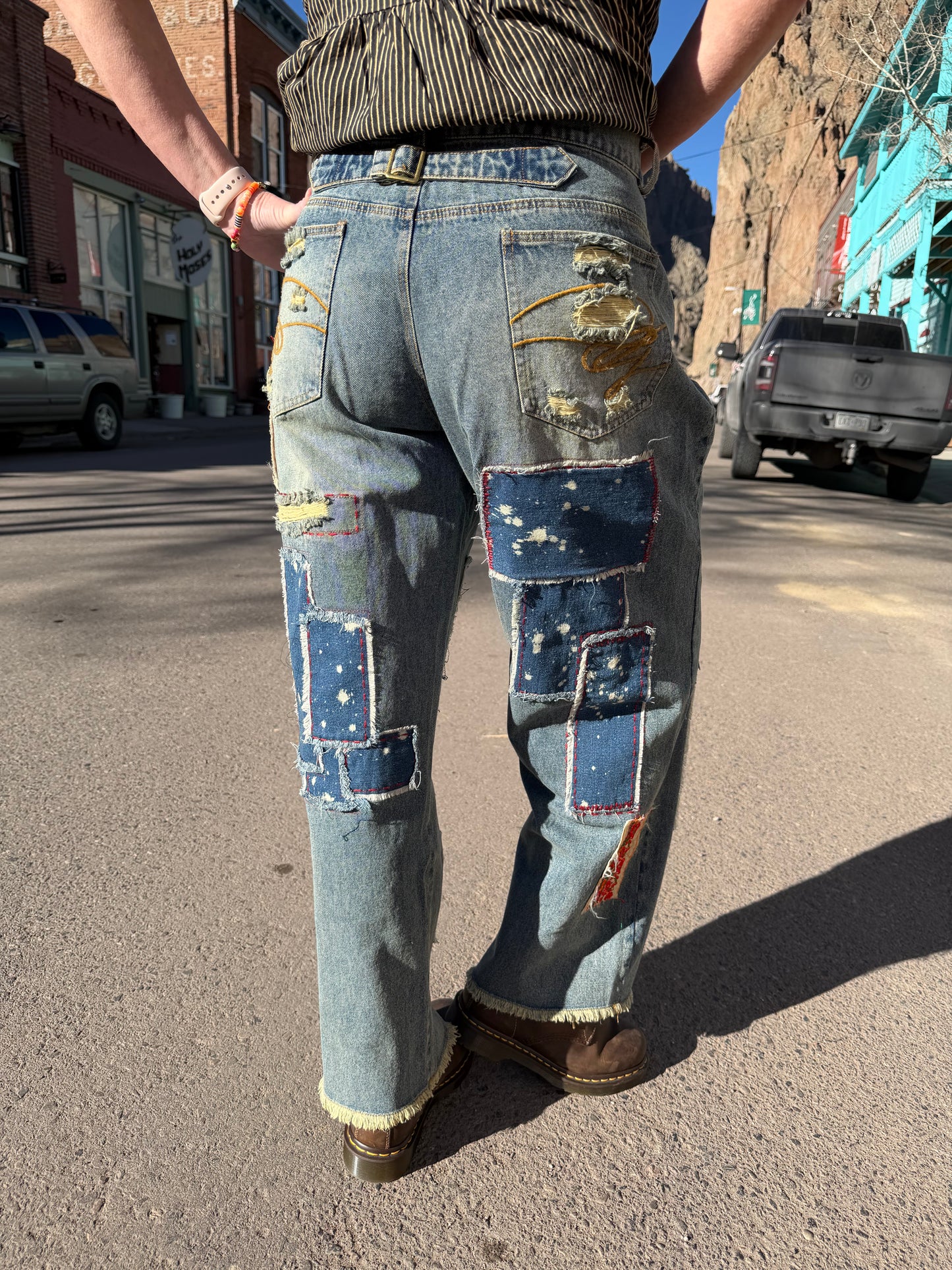 Garden Splatter Jeans