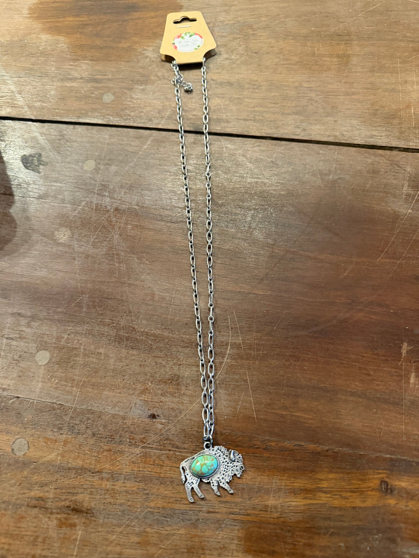 Turquoise Buffalo Necklace